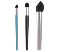 UKCOCO 3 Piezas Pincel para Mezclar Tintas, Lápiz para Difuminar Sombras de Esponja y Plástico, Lavable y Reutilizable, 3 Formas, para Dibujo, Estudiantes y Artistas, Bocetos y Resaltado