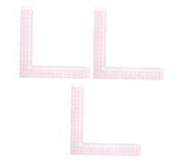UKCOCO 3 piezas Reglas de Costura Transparentes para Diseñadores y Sastres con Medidas Precisas Integradas Herramienta Portátil de Plástico Duradero para Patronaje y Confección de Ropa