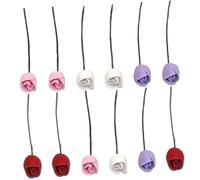 UKCOCO 3 Series Accesorios para Mini Ramos De Tulipanes para Casa De Muñecas Flores De Tulipán para Jardín De Hadas De Imitación Mini Tulipanes Artificiales Accesorios En 12 Piezas x 3