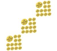 UKCOCO 3 Series Etiquetas De Oreja Para Conejos De Identificación De Animales Etiquetas Para Ganado Y Aves De Corral Instalación Y Gestión De Poblaciones De Conejos 50 Piezas*3