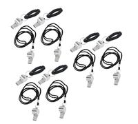 UKCOCO 3 Series Silbato De Metal Silbato A Granel Estaño Detener Fútbol Silbatos Infantiles Silbato De Árbitro Silbato Al Aire Silbato De Alta Frecuencia Silver 4 Piezas X 3