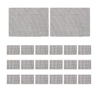 UKCOCO 30 almohadillas de limpieza para planchas de cocina, rejillas de | Almohadillas abrasivas de malla de alta resistencia de 4 x 5,5 pulgadas para eliminar manchas y fregar, ideales para la