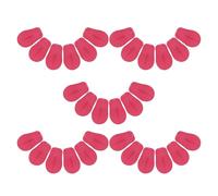 UKCOCO 30 Piezas de Lengua Pequeña para Muñeca de Resina, Accesorio de Bricolaje Realista de 13x8 Mm, Decoración Artificial para Muñecos Perro, Suministros Creativos para Manualidades