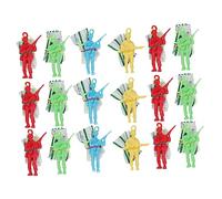UKCOCO 30 Piezas Juguete de Paracaídas para Pack de Juguetes Voladores para Exterior la Creatividad y Habilidades de Manipulación para Fiestas Aire