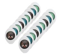 UKCOCO 30piezas Suplementos Para Hacer Muñecas Globos Oculares Acrílicos Realistas y Versátiles
