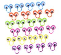 UKCOCO 36Piezas Anillos Dedo con Ojos de Accesorios Cuentos rol Color Aleatorio