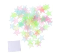 UKCOCO 3bolsas Adhesive Wall Stars That Glow in The Dark for Children's Bedrooms Playrooms Includes of Luminous Star Stickers for Night Light Decoration Ceiling Accents