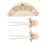 UKCOCO 3piezas Accesorios Cabello Antiguos Juego De Horquillas Chinas Para Mujer De Estilo Antiguo Chino Tocado Horquilla Para Traje Chino Antiguo De Estilo Retro Para Diario y Ocasiones