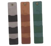 UKCOCO 3piezas Bolsa de Recogida de Púas de Guitarra Estuche Enrollable Plegable de Cuero Sintético Organizador de Púas para Guitarristas para Transporte y Almacenamiento