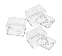 UKCOCO 3piezas Caja Musical Transparente De Plástico para Mecanismo De Música De Cuerda Kit De Accesorios para Proyectos De Manualidades y Reparación para Exhibición y Creación