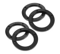 UKCOCO 4 Anillos Espaciadores Diseño Hueco y Fácil Instalación de Altavoz Abs para Altavoces de 5 Pulgadas para Mejorar Calidad de Sonido en Vehículos Comerciales