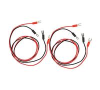 UKCOCO 4 Cables de Prueba de Cobre para Tocadiscos de Fonógrafo, Cable de Conexión a Tierra Aislamiento de Pvc, Suministro para Fonógrafo en 2 Colores, Compatible Plato Giratorio,