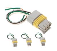UKCOCO 4 Conectores De Cable Flexible Para Bobina De Encendido De Para Automóvil Con Conector Hembra Abs