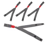 UKCOCO 4 Correas de Barbilla para Casco de Seguridad con Cierre de Botón Ajustable Y Compatibles con Cascos Industriales Protección para Cabeza Construcción 4 Piezas