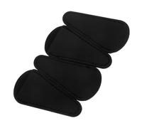 UKCOCO 4 Fundas Protectoras para Tijeras de Piel Sintética PU, Protección Portátil y Versátil para Tijeras de Corte, Color Negro, Ideales para Herramientas de Bordado