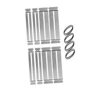 UKCOCO 4 juegos Kit de Protección y Pulido para Trastes de Guitarra Protector de Diapasón de Acero Inoxidable Accesorio Resistente para Mantenimiento y Reparación de Mástiles de Unidades