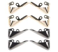 UKCOCO 4 Pares Protector para Punta de Zapatos de Tacón Moderado y Botas para Mujer, Diseño sin Costuras, Material de Hierro Resistente, Estilo Elegante y Reparación Eficaz para Uso en