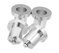 UKCOCO 4 Piezas Adaptadores de Almohadilla para Gato Hidráulico Elevador de Vehículo de Aluminio con Amortiguación Antideslizante y Reducción de Vibraciones para Mantenimiento de Coches y