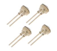 UKCOCO 4 piezas Botón Pulsador Dual para Inodoro Acabado Electrochapado Repuesto para Cisterna Fácil Instalación y Superficie Lisa Color Aleatorio Color Aleatorio
