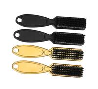 UKCOCO 4 piezas Cepillos de Limpieza para Peluquería Brochas de Nylon para Eliminar Cabello Cuello Accesorios Profesionales para Barbería y Salones Mango Cómodo y Resistente