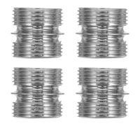 UKCOCO 4 piezas Conector para Estanterías de Doble Ranura Tuercas Resistentes y Duraderas para Soporte de Rejilla Accesorio Metálico para Montaje Rápido y Seguro