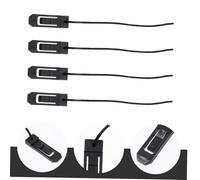 UKCOCO 4 Piezas Fijador de Aletas para Tabla Paddle Surf de Hebillas Resistentes para Quillas de Kayak y Canoa Accesorio Base Estable para Surfear Fácil Instalación y Durabilidad