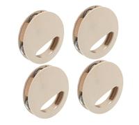 UKCOCO 4 Piezas Kit de Juguetes de Madera para Bebés sin Pintar Diy para Pintar y Manualidades Juguete Montessori para Desarrollo Sensorial Infantil