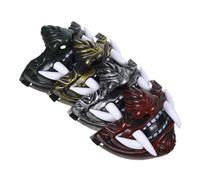 UKCOCO 4 Piezas Máscara Japonesa Unisex de Fiesta de Coloridas para Halloween de Cosplay Accesorios para Representaciones Artísticas y Estilo Japonés