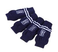 UKCOCO 4 Piezas Protectores para Articulaciones de Perros Calcetines de Punto Ajustables Calentadores de Patas Lavables Cómodos para Mascotas
