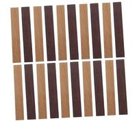 UKCOCO 40 Piezas Miniature Dollhouse Floorboards DIY Miniature Building Supplies Tiny Decking Strips For Creative Projects
