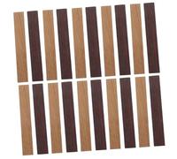 UKCOCO 40 Piezas Miniature Dollhouse Floorboards Realistic Textured Decking Strips DIY Flooring Accessories Material Easy Installation