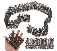 UKCOCO 40 Piezas Paneles de Cercado de Granja para Accesorios de Corral con Cierre Figuras Decorativas Resistentes para Juguetes de Animales para y Granjas Educativas