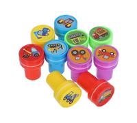 UKCOCO 40 Piezas Sellos para Juego de Sellos Redondos para Manualidades y Recompensas Set de Juguetes para Aula y Actividades Casa Motivación y Creatividad Infantil