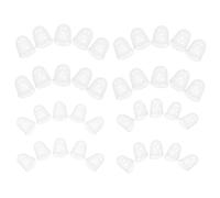 UKCOCO 40piezas Protectores De Dedos Para Guitarra Dedales De Silicona Protectores De Dedos Para Practicar Ukelele y Guitarra Fundas De Silicona Para s