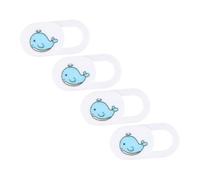 UKCOCO 4piezas Cobertura De Privacidad para Cámara Deslizante Diseño De Ballena Tapa para Cámara De Portátil y Teléfono Protector De Privacidad para Oficina y Hogar