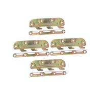 UKCOCO 4piezas Ganchos Barandilla Cama Metal Hebillas Bisagras Engrosadas Metal Soporte Poste Cama