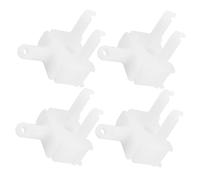 UKCOCO 4piezas Kit De Reemplazo De Control De Varilla para Persianas Verticales Accesorios De Reparación De Persianas De Fácil Instalación Color Blanco para Mejoras El Hogar