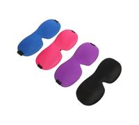 UKCOCO 4piezas Máscara De Ojos Antifaz Para Dormir Portátil Para Viajes Para Aliviar La Fatiga Para Adultos