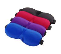 UKCOCO 4piezas Máscara Para Dormir Ojos Antifaz Cómodo y Antifaz Para Dormir Cubierta Ojos Siesta Descanso Nocturno