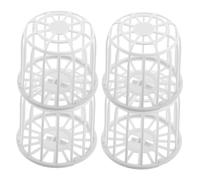 UKCOCO 4piezas Nido De Plástico para Aves Material De Cría Accesorios para Jaula De Canarios y Jilgueros Kit Completo De Nido para Pájaros Fácil Almacenamiento y Uso Duradero