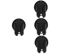 UKCOCO 4piezas Soporte De Micrófono Para Coche Clip Fijador De Radio Plástico Montaje Fácil y Práctico Accesorio De Instalación Directa Para Móviles y Radios De Coche