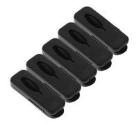 UKCOCO 5 Abrazaderas de Cable de Freno para Bicicleta de Montaña, Clips Guía Organizadores de Cables Resistentes y Duraderos, Accesorios Negros para Enrutamiento Seguro y Ajuste Fácil