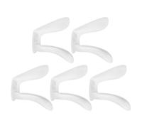 UKCOCO 5 Almohadillas Nasales para Gafas Modelo 569, de Silicona Transparente Antideslizante Tornillo, Soporte Nasal para Anteojos, Accesorios de Reemplazo para Uso Diario