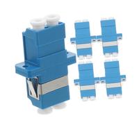 UKCOCO 5 Piezas Adaptador De Fibra Óptica LC LC para Redes Conector De Cable De Fibra para Acoplamiento De Audio Escenario De Oficina