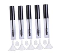 UKCOCO 5 Piezas Botella de Rímel Vacío de Tubo de Rímel con Contenedor Casa Salón Incluye Embudo para Facilitar el Llenado Color Aleatorio