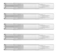 UKCOCO 5 Piezas Botellas Rellenable Brillo Labial Envases Pequeños Portátiles para Viaje Duradero y Ligero Color Surtido para Maquillaje Diario