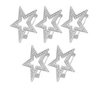 UKCOCO 5 Piezas Broche Estrella Pzs con Circonitas Pin de Solapa para Trajes y Suéteres Clip Elegante para Chal o Abrigo Accesorio Retro para Mujer y Hombre Regalo para Día Madre