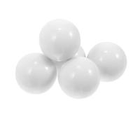 UKCOCO 5 Piezas de Cuentas de Color Blanco para Ruleta de Acrílico Redondas, Accesorio para Juego de Ruleta Que Mejora la Experiencia y Añade Emoción