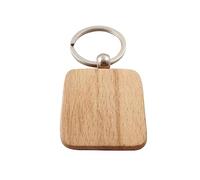UKCOCO 5 piezas Llaveros de Madera de Haya para Manualidades DIY de Diseño Creativo y Moderno para Cumpleaños y Ocasiones Especiales