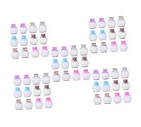 UKCOCO 5 Series Jarrón Pequeño De Resina Simulada Habitación Central Botellas En Miniatura Juguetes Decoración De Mini Botella De Flores Modelo En Miniatura 12 Piezas X 5